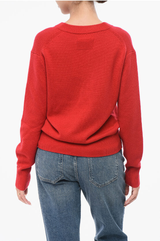 Vネック カシミア セーター
