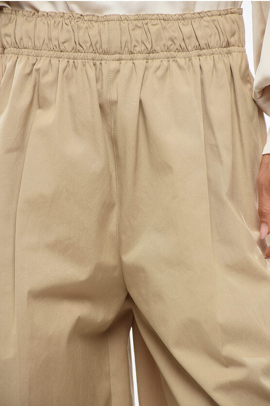 ハイウエスト コットン パンツ