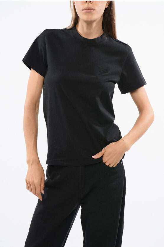 アディダス コットン クルーネック Tシャツ ウィズ オン ロゴ