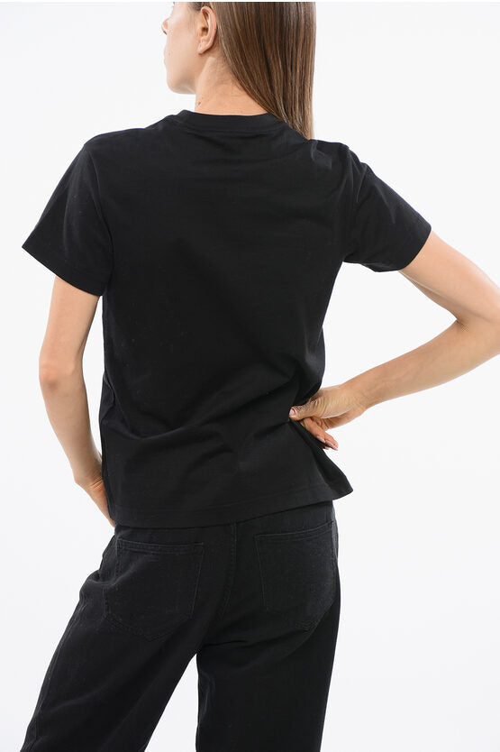 アディダス コットン クルーネック Tシャツ ウィズ オン ロゴ