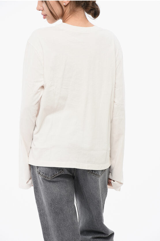 ロング スリーブ クルーネック Tシャツ