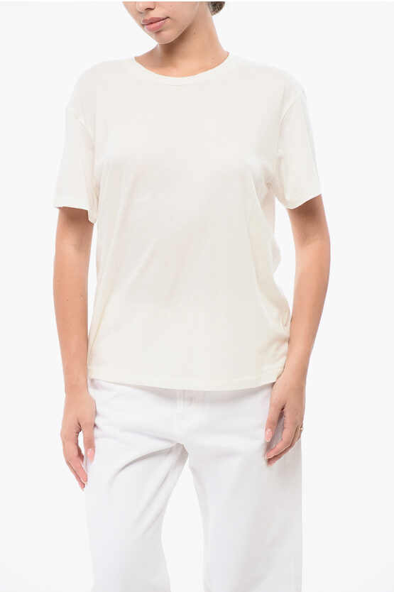 ソリッド カラー クルーネック Tシャツ