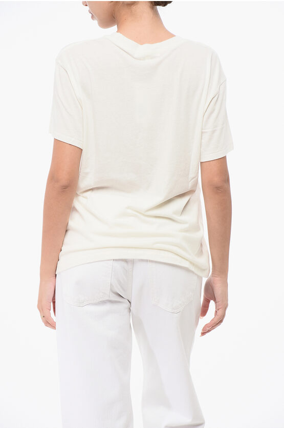 ソリッド カラー クルーネック Tシャツ