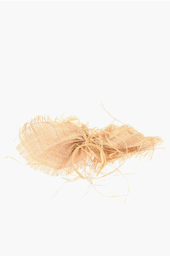 ストロー ヘアバンド ウィズ マキシ ボウ