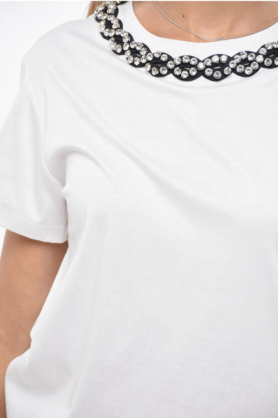 コットン クルーネック Tシャツ ウィズ