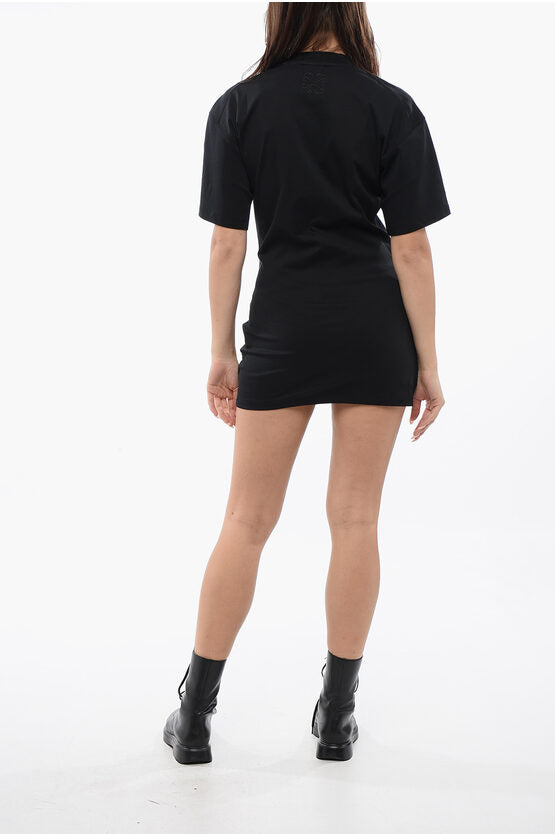 フロント ノット スモール アロー Tシャツ ドレス