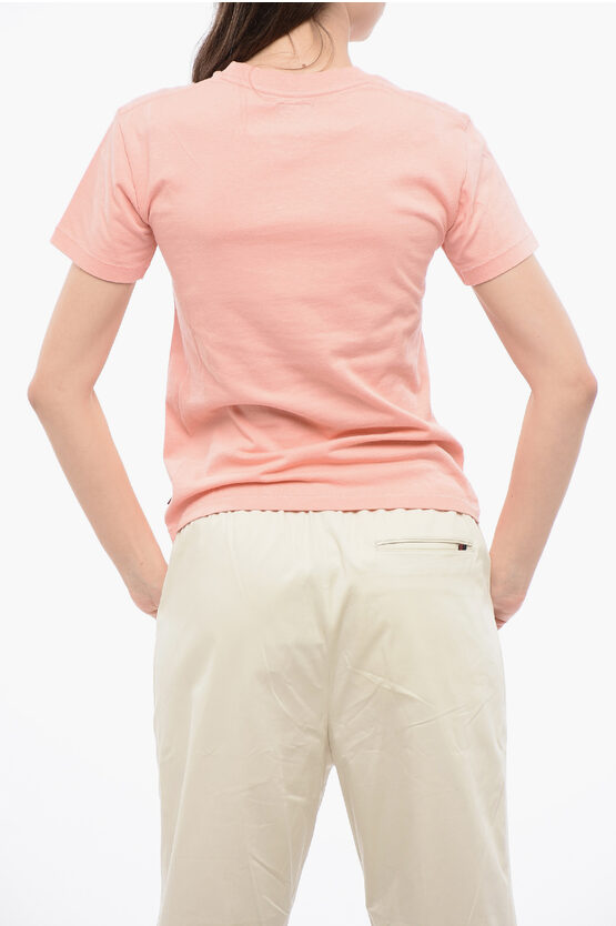 クルー ネック コットン Tシャツ