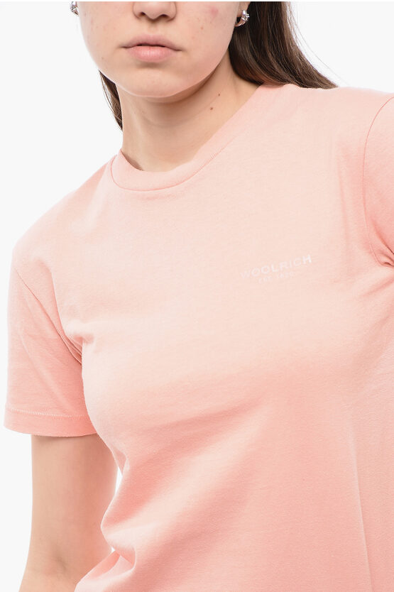 クルー ネック コットン Tシャツ