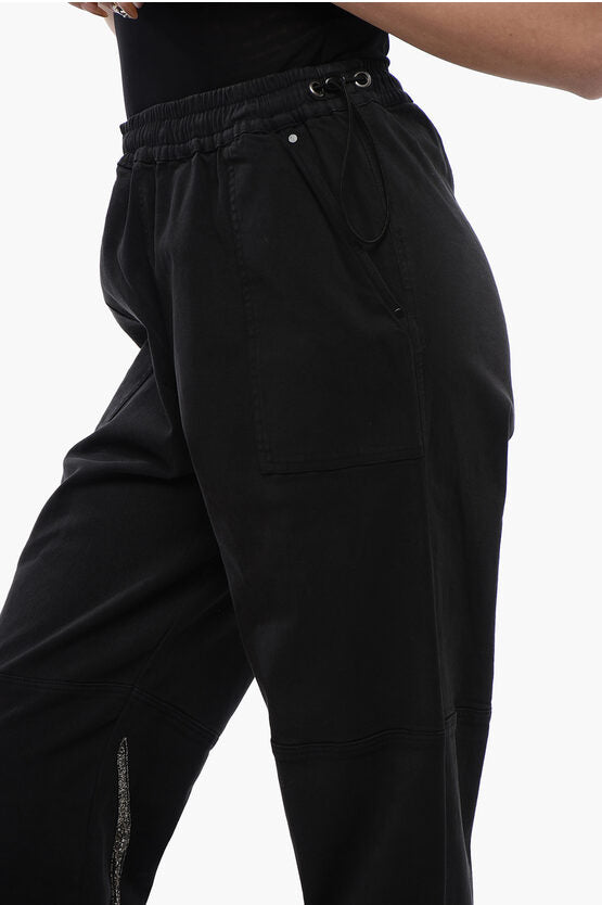 ストレッチ コットン パンツ ウィズ エラスティック ウエストバンド アンド