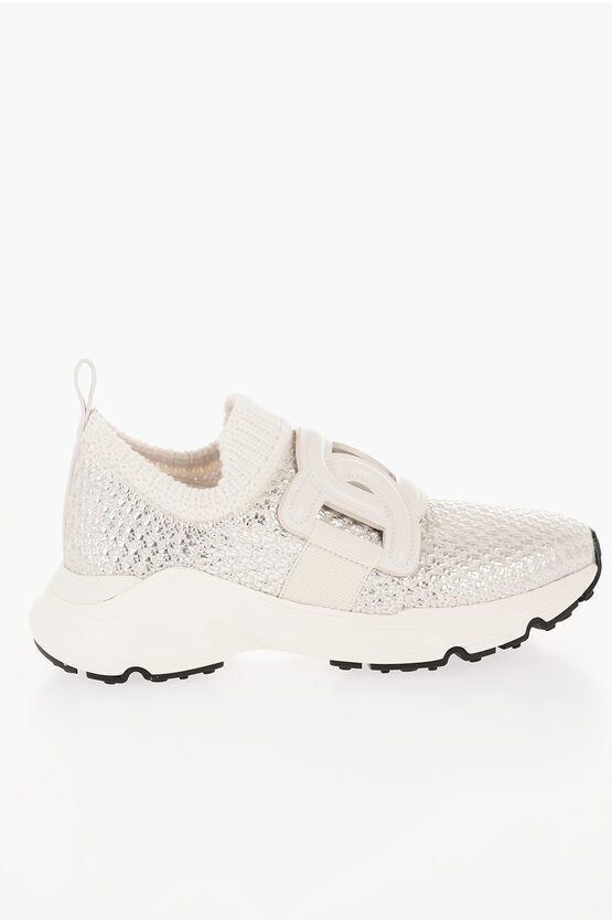 【TOD’S】レザーモノグラムファブリック◇スリッポンスニーカー Tod's/トッズ｜ファブリック スリップ オン スリップ オン