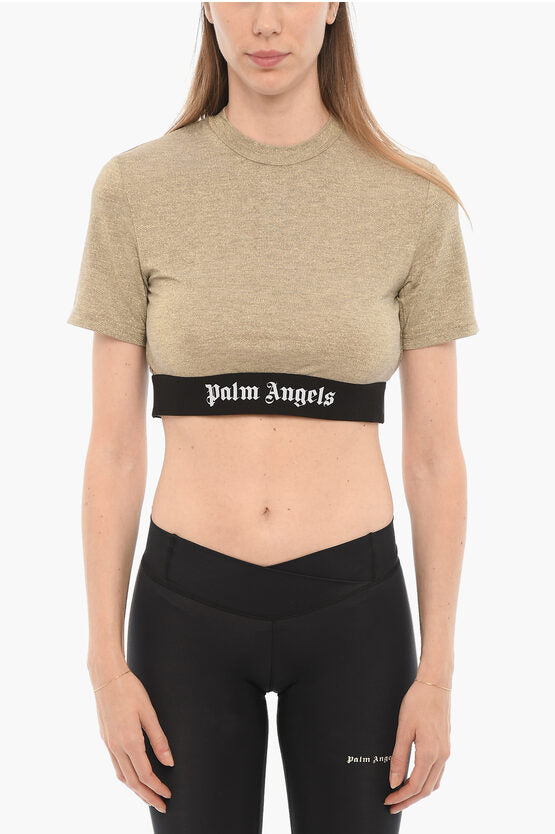 ルレックス クロップ Tシャツ ウィズ ロゴ バンド
