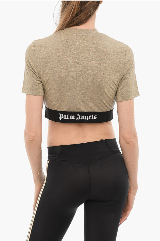 ルレックス クロップ Tシャツ ウィズ ロゴ バンド