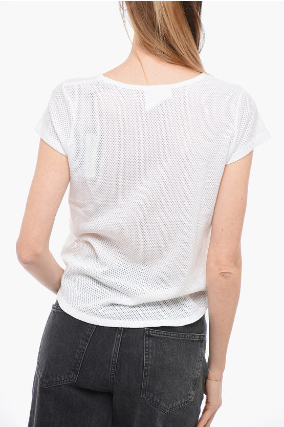 オールオーバー クルーネック Tシャツ