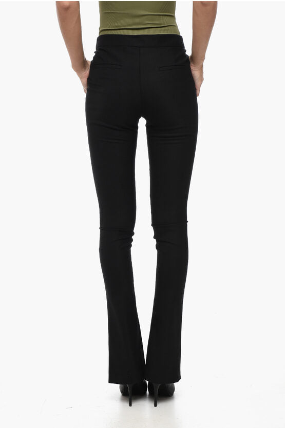フレア フィット パンツ ウィズ ボトムス スリット