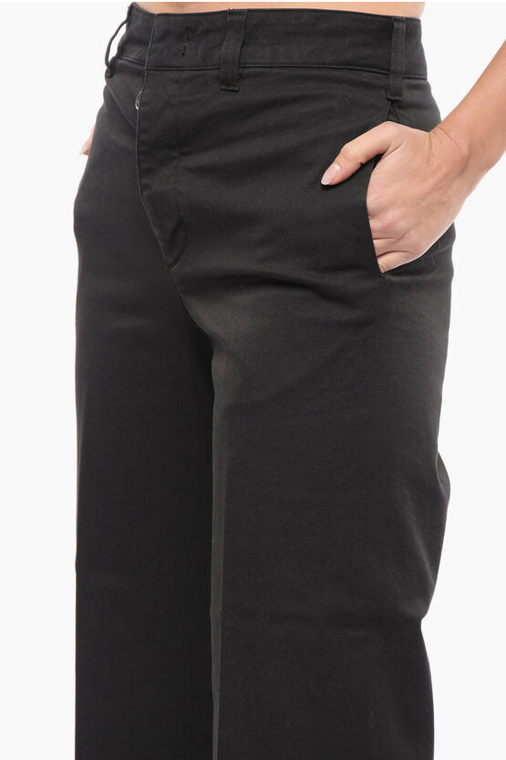 クロップド フィット チノ パンツ ウィズ ベルト ループ