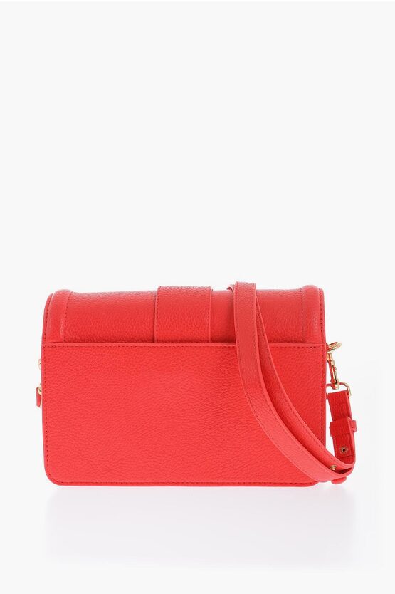 ジーンズ クチュール フェイク レザー ショルダー バッグ ウィズ ゴールデン バックル