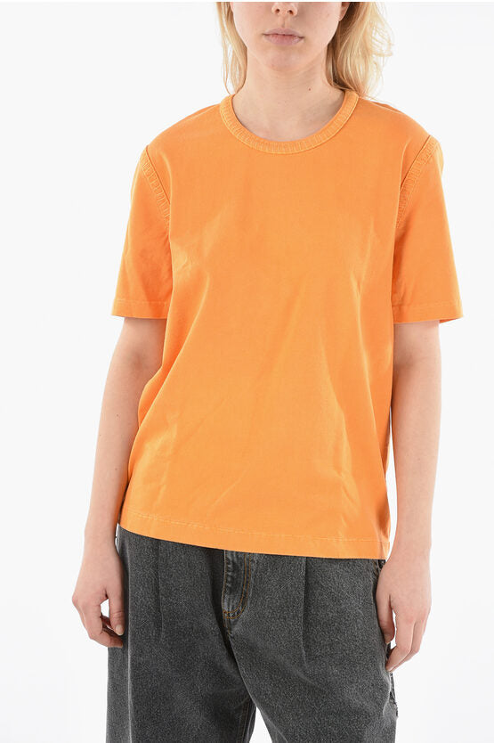 ビジブル ステッチ クルーネック Tシャツ