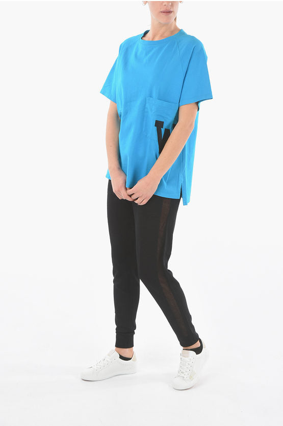クルーネック マキシ Tシャツ ウィズ パッチ モノグラム