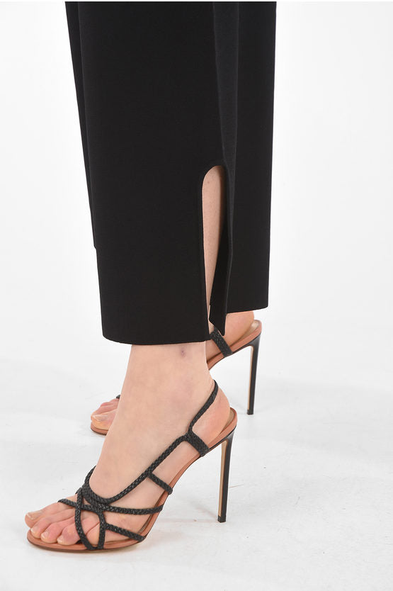 ニット クロップド フィット パンツ