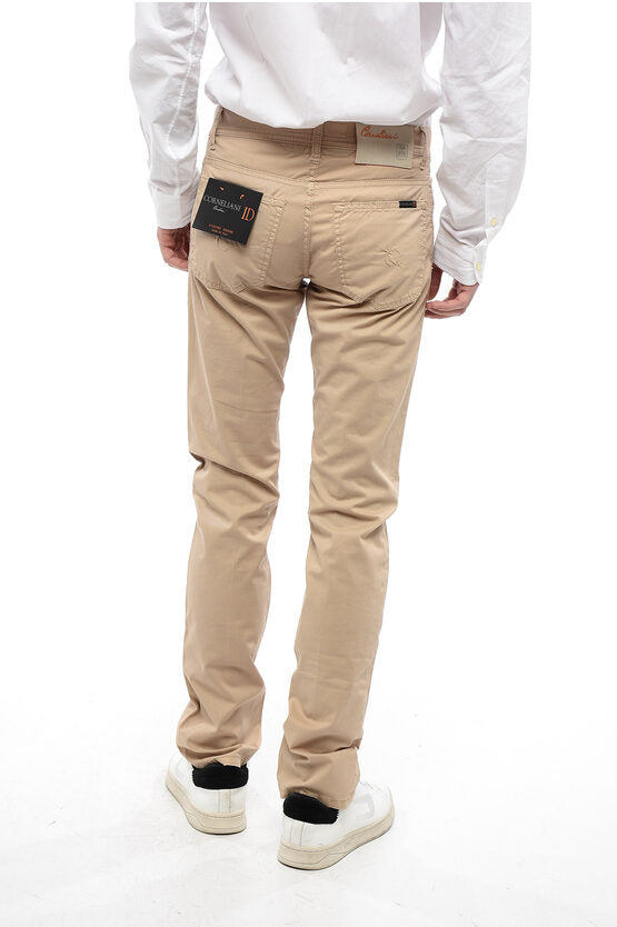 ID ストレッチ コットン パンツ ウィズ ベルト ループ