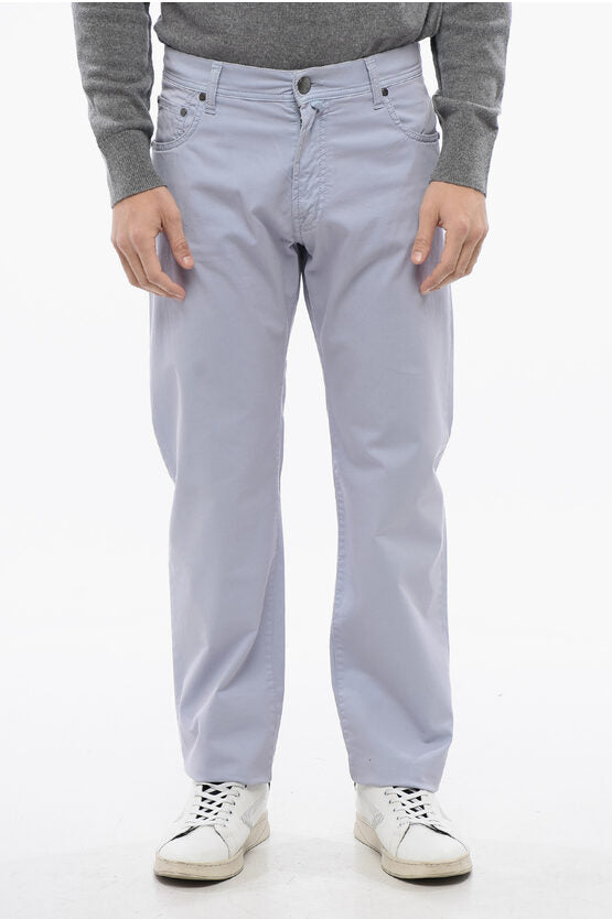 ID ストレッチ コットン パンツ ウィズ ベルト ループ