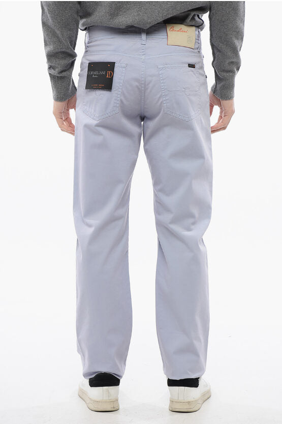 ID ストレッチ コットン パンツ ウィズ ベルト ループ
