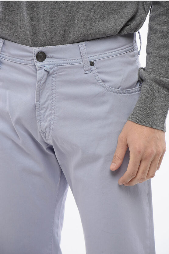 ID ストレッチ コットン パンツ ウィズ ベルト ループ