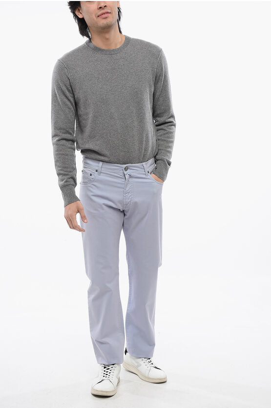 ID ストレッチ コットン パンツ ウィズ ベルト ループ