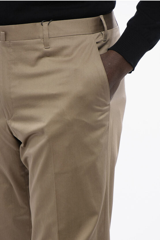 リーダー コットン ブレンド パンツ ウィズ ベルト ループ