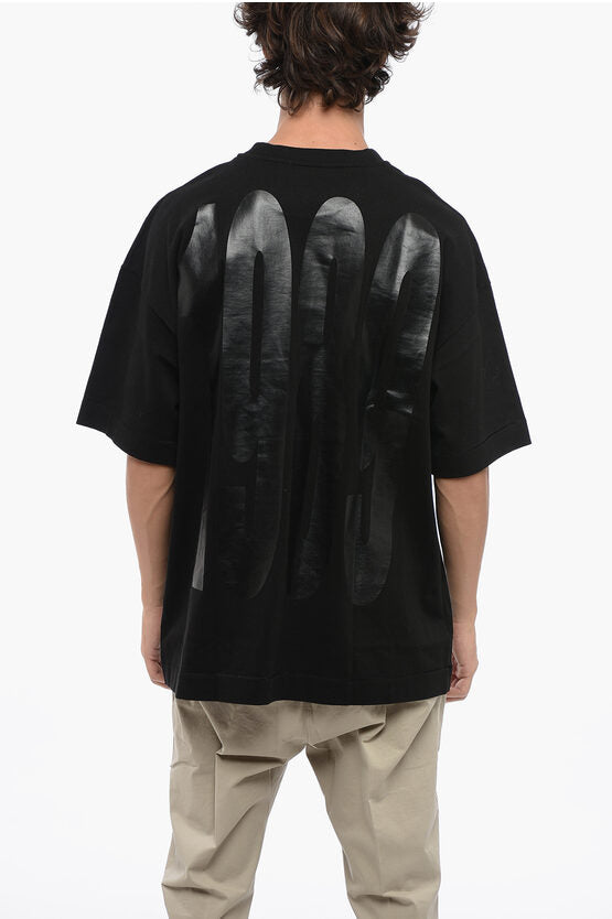プリント クルーネック Tシャツ