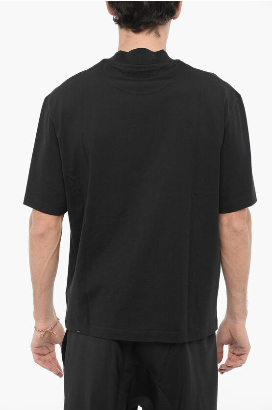 スリム フィット クルーネック Tシャツ ウィズ スタッズ