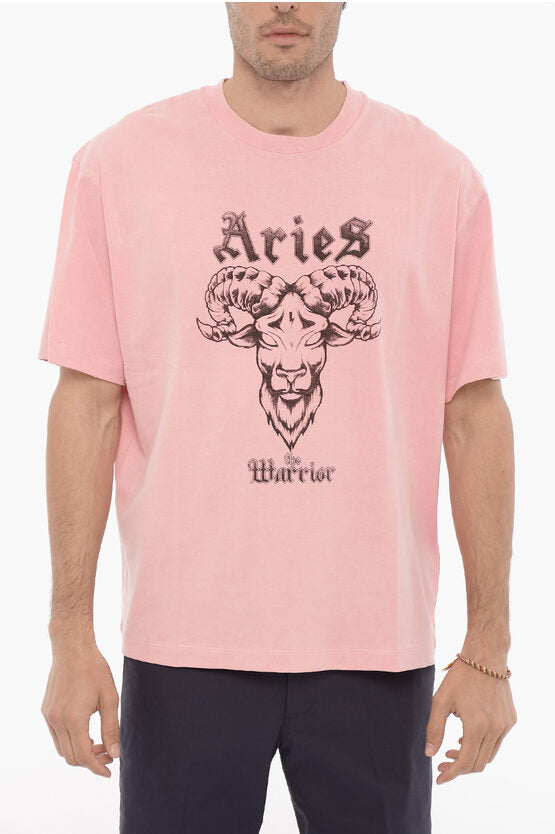 プリント エアリーズ クルーネック Tシャツ