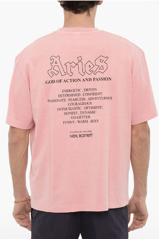 プリント エアリーズ クルーネック Tシャツ