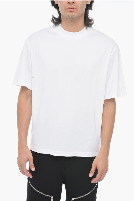 ソリッド カラー スリム フィット Tシャツ ウィズ ディテール