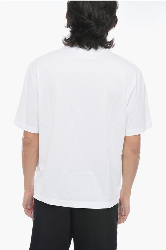 ソリッド カラー スリム フィット Tシャツ ウィズ ディテール