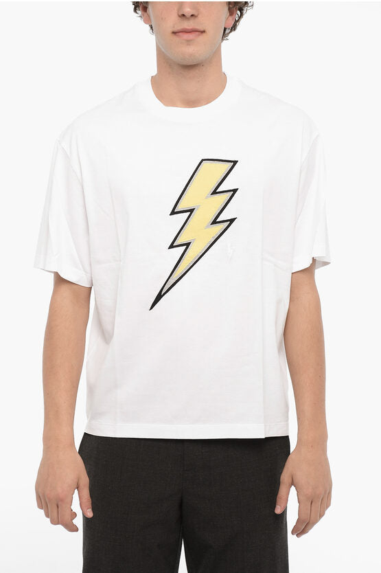スリム フィット クルーネック Tシャツ