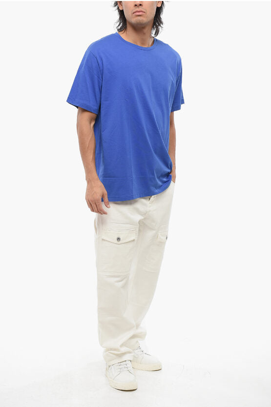 ソリッド カラー フィット Tシャツ ウィズ プリント ロゴ