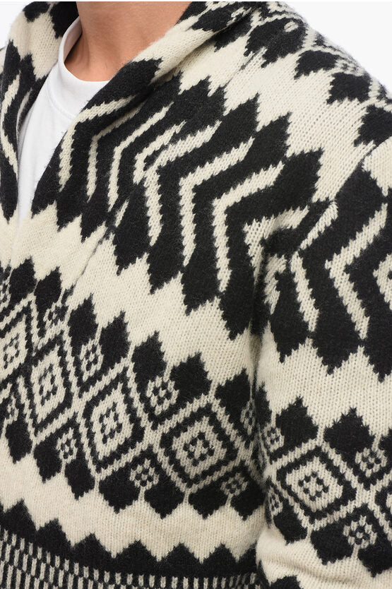 カシミア ブレンド カーディガン