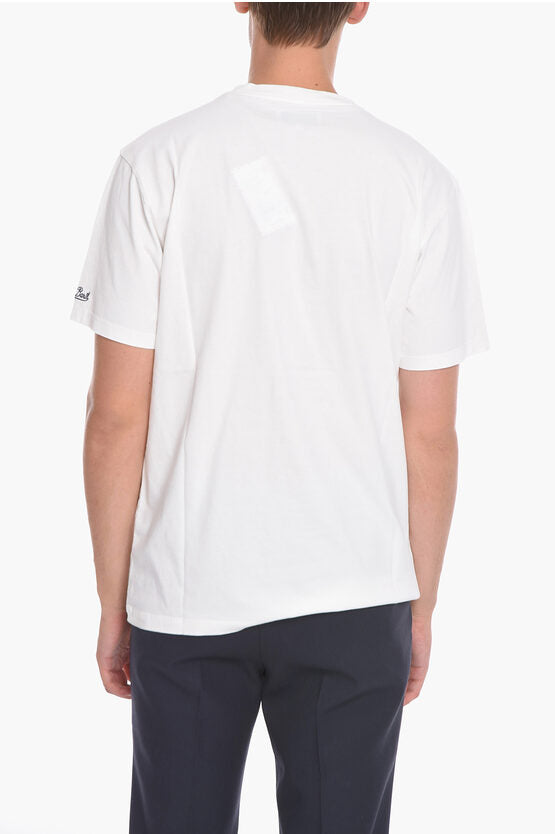 フロント プリント クルーネック Tシャツ