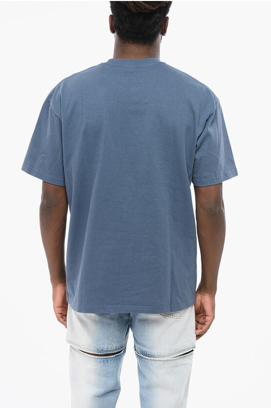 コットン クルーネック Tシャツ ウィズ マキシ プリント