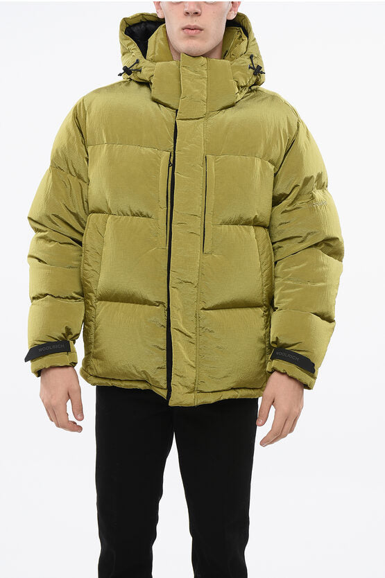 Brioni カシミヤ ウール レザー ダウンジャケット メンズ メンズ ダウンジャケット