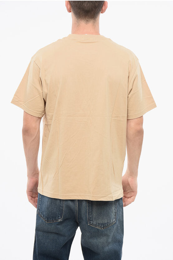 コットン クルーネック Tシャツ ウィズ フロンタル ロゴ