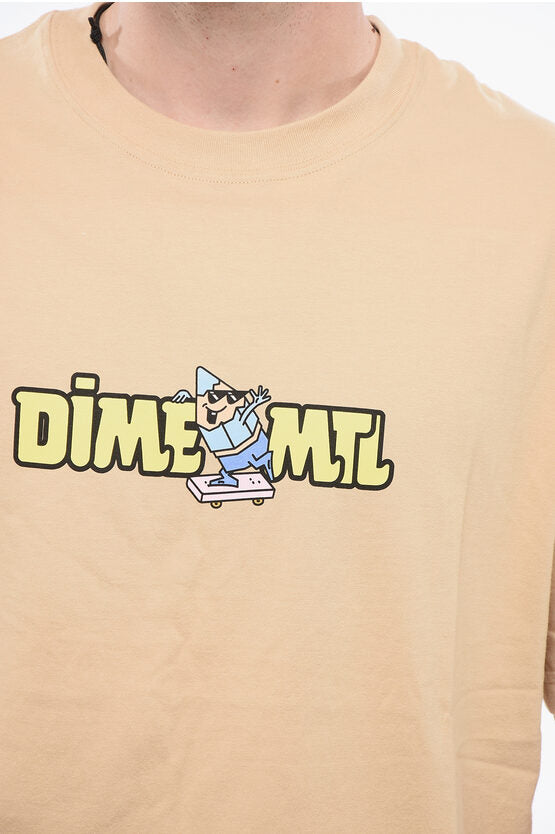 コットン クルーネック Tシャツ ウィズ フロンタル ロゴ