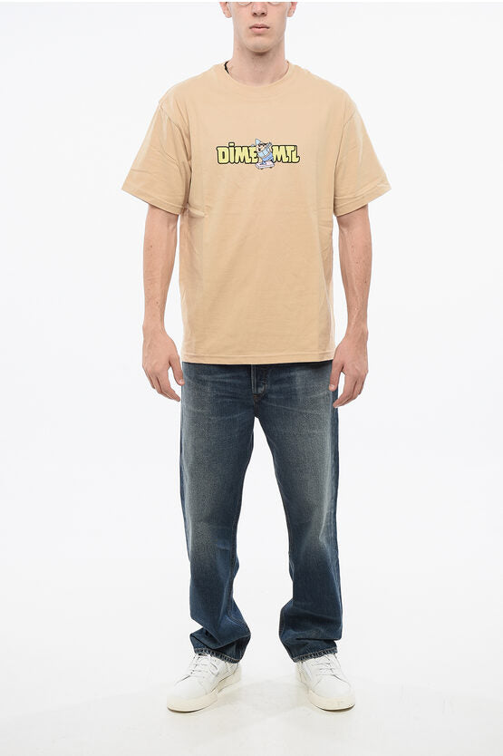 コットン クルーネック Tシャツ ウィズ フロンタル ロゴ