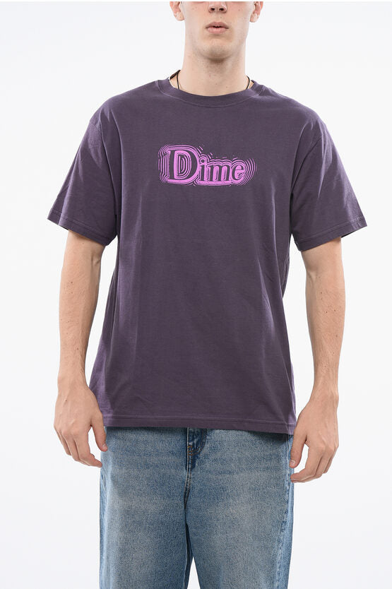 コットン クルーネック Tシャツ ウィズ フロンタル ロゴ