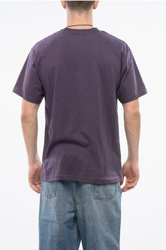 コットン クルーネック Tシャツ ウィズ フロンタル ロゴ