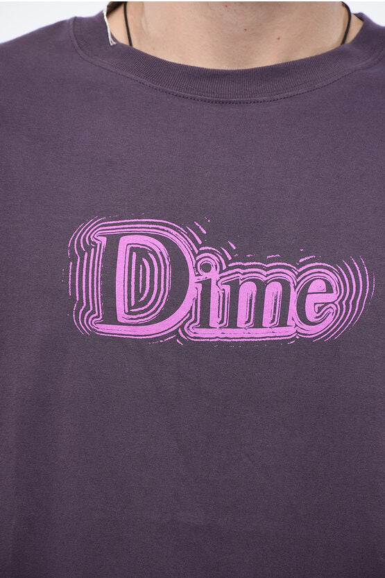 コットン クルーネック Tシャツ ウィズ フロンタル ロゴ
