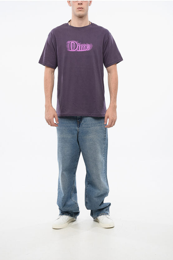 コットン クルーネック Tシャツ ウィズ フロンタル ロゴ