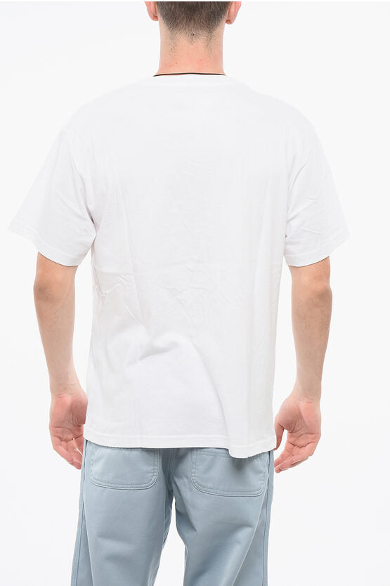 コットン クルーネック Tシャツ ウィズ プリント