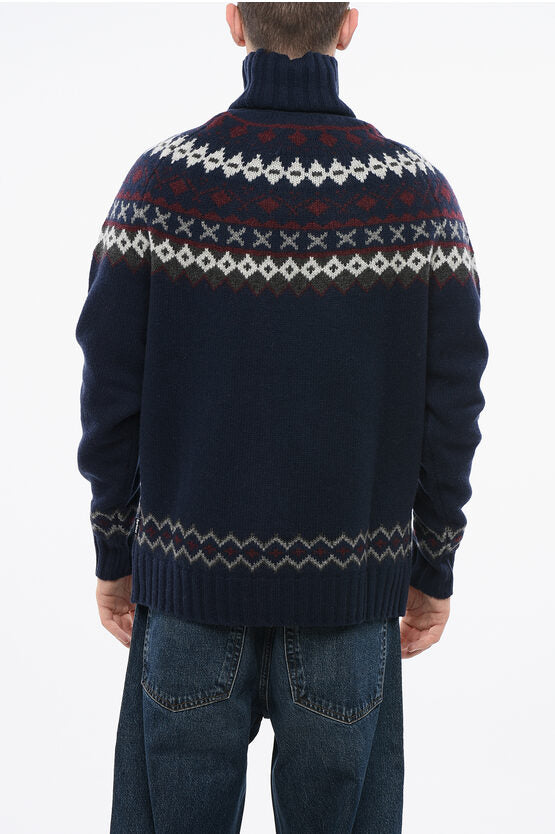 タートルネック ウール FAIR ISLE セーター